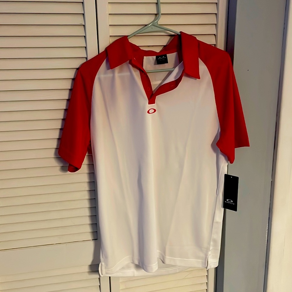 Oakley Men's Traditional Golf Polo, High Risk Red, S